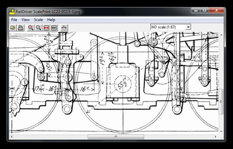 RailDriver Scale Print Maker