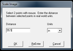 Distance and Units of Scale Image