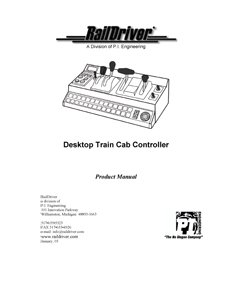 RailDriver Product Manual